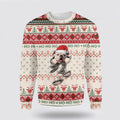 FUNSTUFFPRINT American Bulldog Scratch Ugly Christmas Sweater For Men And Women, Gift For Christmas, Best Winter Christmas Outfit Ugly  Sweater