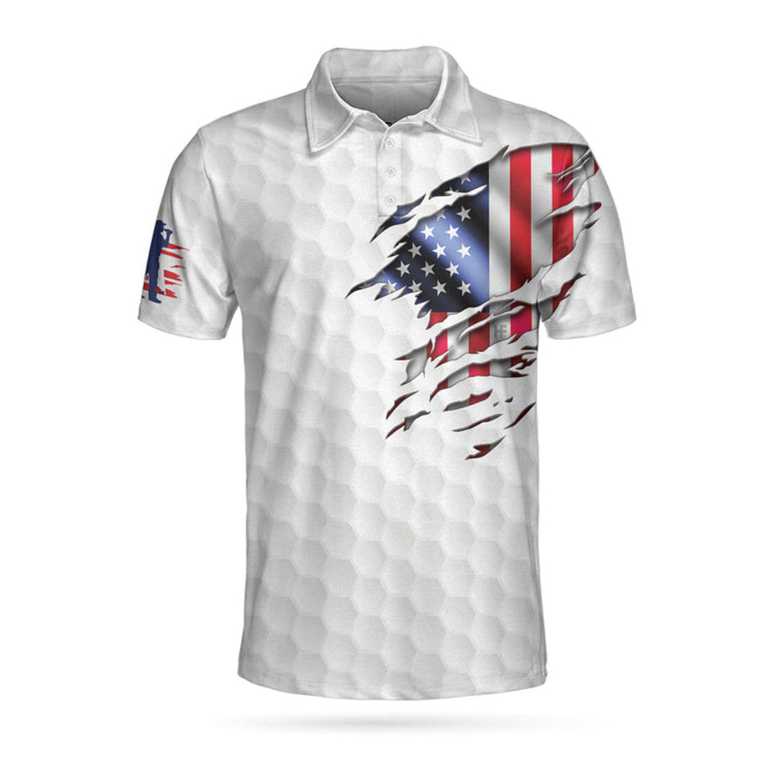 American Flag Golf And Drink Lover Polo Shirt, Golf American Flag Polo Shirt, Drinking Golf Shirt For Men