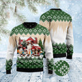 FUNSTUFFPRINT American Foxhound Let It Snow Ugly Christmas Sweater, Christmas Sweater, Ugly Sweater, Funny Xmas Sweaters Ugly Sweater