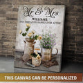 Custom And They Lived Happyly Ever After, Gardening Poster, Poster Decor Customized Personalized NAME Poster and Canvas