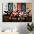 Animals On Farm Animal Painting Farm Lover God Says You Are Canvas Wall Art - Christian Wall Decor