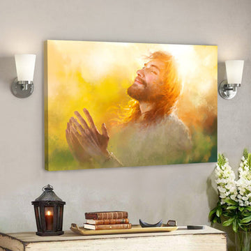 A Perfect Peace - Jesus Christ Art - Jesus Canvas Poster - Jesus Wall Art - Christ Pictures - Gift For Christian 