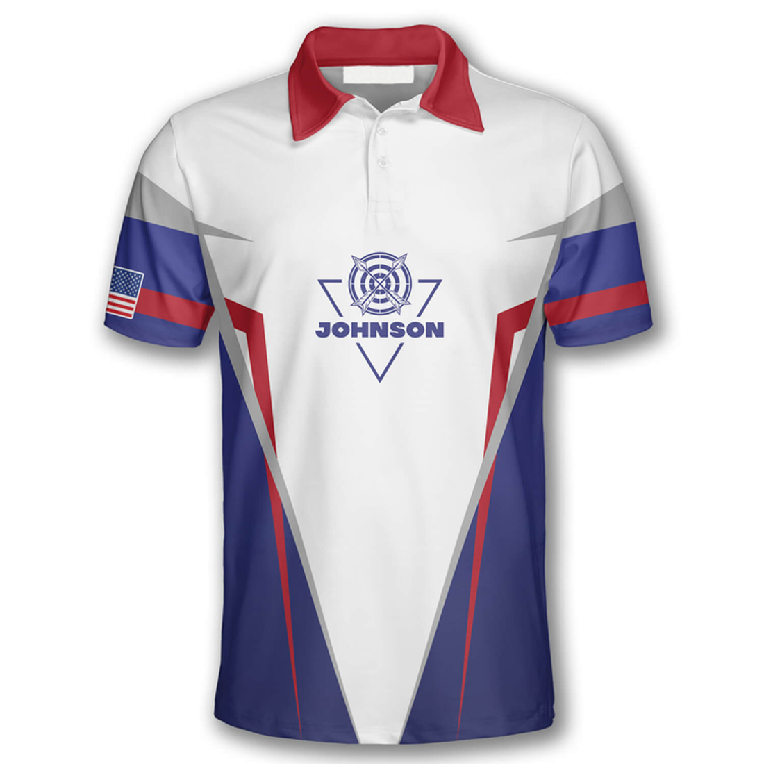 Custom 3D All Over Print American Flag Custom Archery Shirts For Men, Custom 3D Archery Shirts, Gift For Archery Lover