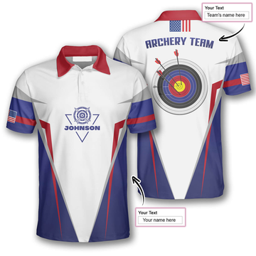 Custom 3D All Over Print American Flag Custom Archery Shirts For Men, Custom 3D Archery Shirts, Gift For Archery Lover
