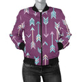 FUNSTUFFPRINT Archery Print Pattern Women Casual 3D Bomber Jacket
