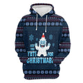 FUNSTUFFPRINT 3D Are You Yeti For Christmas All Over 3D Hoodie and Zip Hoodie