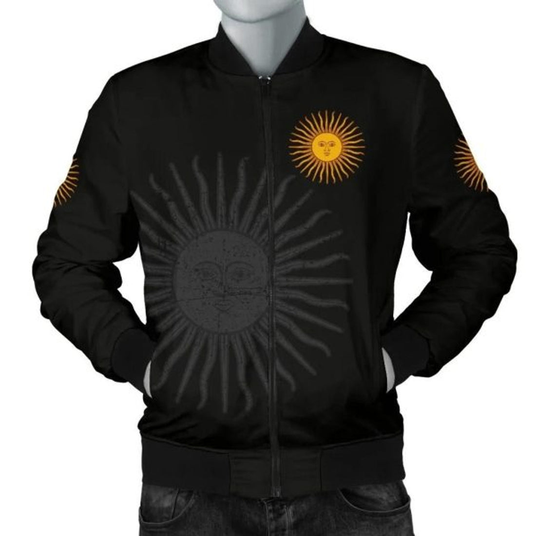 FUNSTUFFPRINT Argentina Men's Bomber Jacket 3D Bomber Jacket
