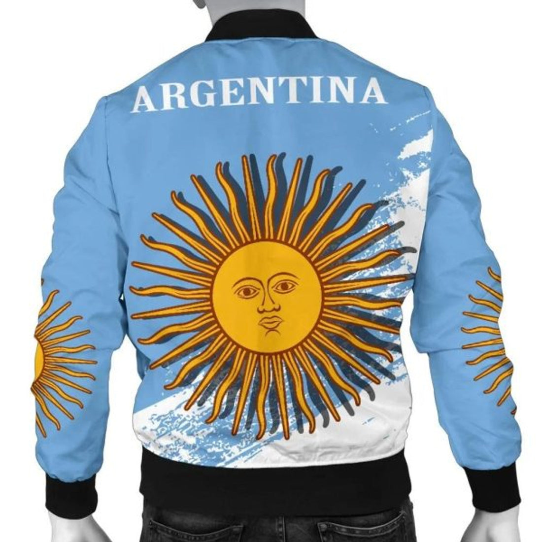 FUNSTUFFPRINT Argentina Special Men's Bomber Jacket 3D Bomber Jacket