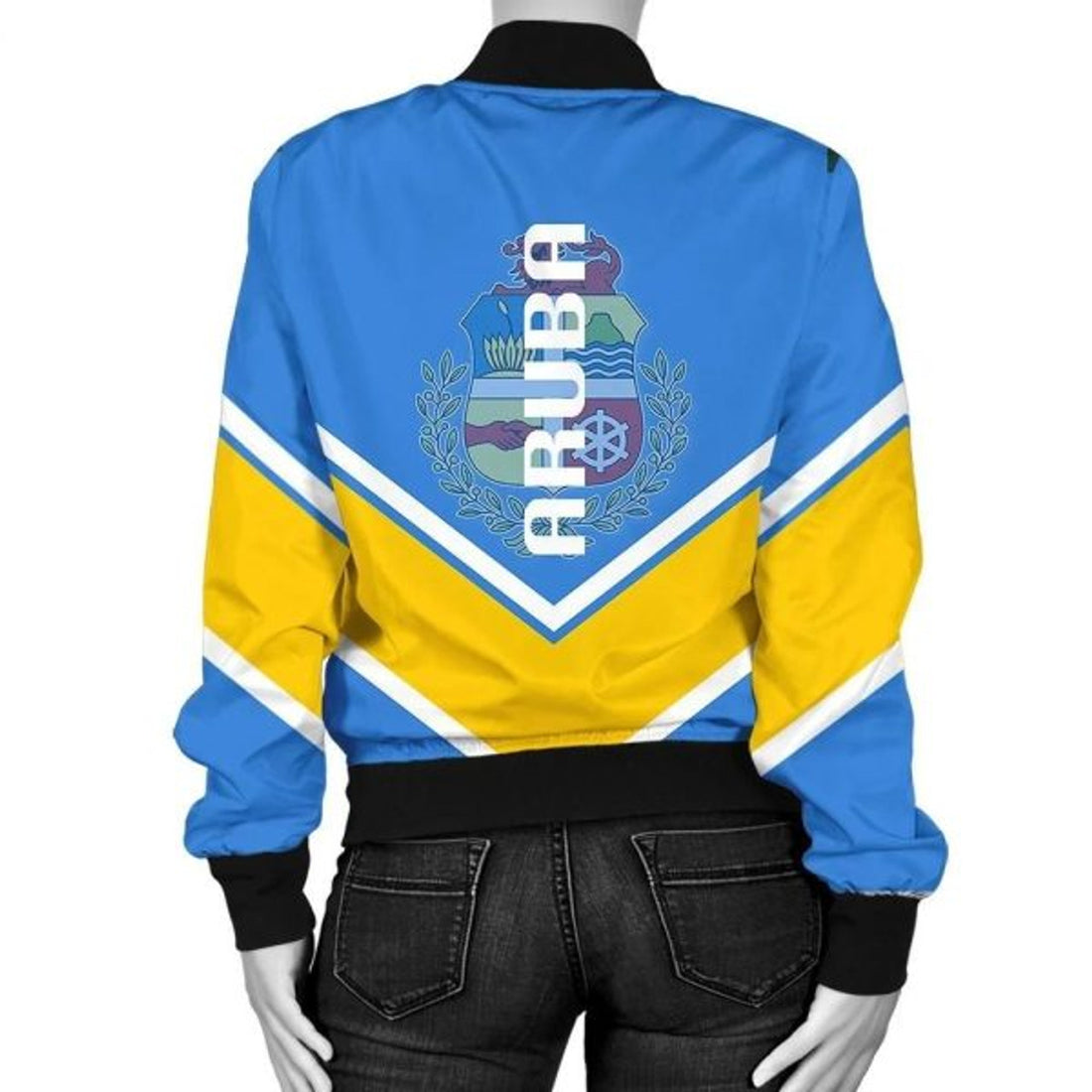 FUNSTUFFPRINT Arkansas Coat Of Arms Women Bomber Jacket Lucian Style 3D Bomber Jacket
