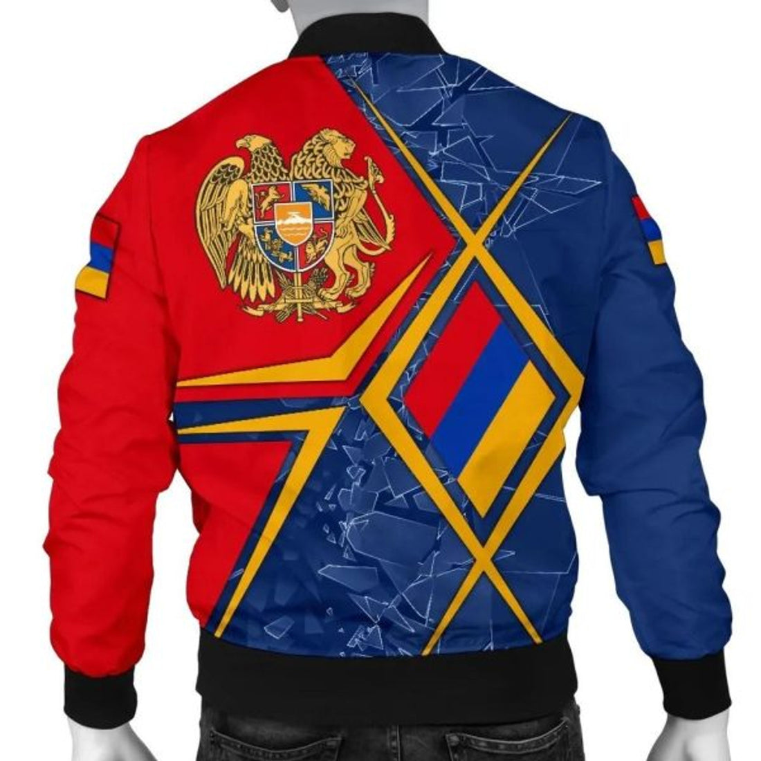 FUNSTUFFPRINT Armenia bMen's Bomber Jacket - Armenia Legend - 3D Bomber Jacket