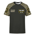 FUNSTUFFPRINT Army Of God God Bless Our Veterans - Christian 3D T-shirt