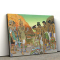Army Of Zerahemnah Throws Down Its Weapons Canvas Pictures - Christian Paintings For Home - Religious Canvas Wall Decor