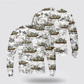 FUNSTUFFPRINT Army Sweater, US Army M1 Abrams Tank winter camo Christmas Sweater Ugly Sweater