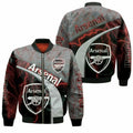 FUNSTUFFPRINT Arsenal Fc For Fans Bomber Jacket 3D Bomber Jacket