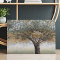 Tree Oil Painting Gold Abstract Art On Canvas Prints And Poster