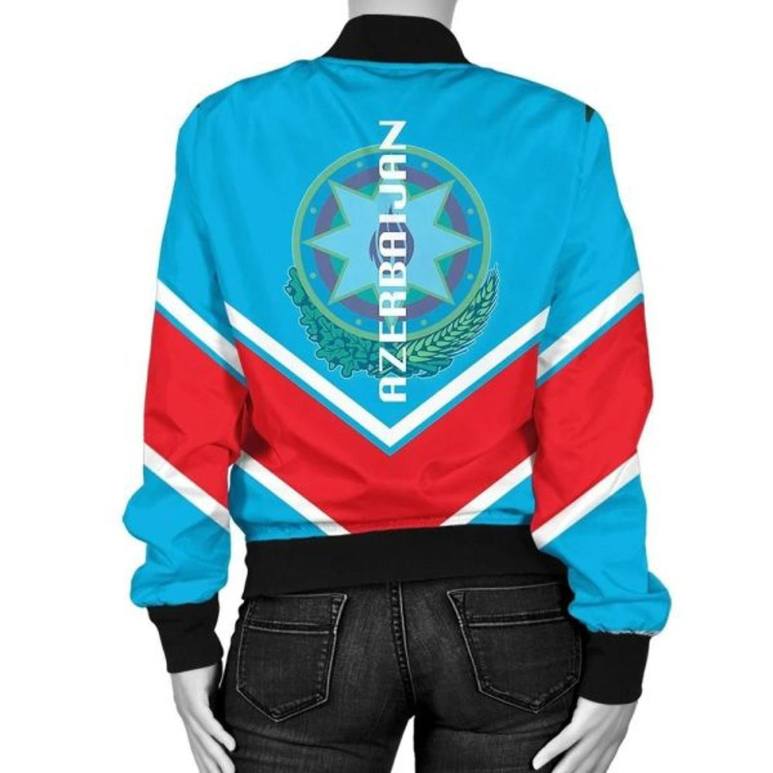 FUNSTUFFPRINT Australia Coat Of Arms Women Bomber Jacket Lucian Style 3D Bomber Jacket