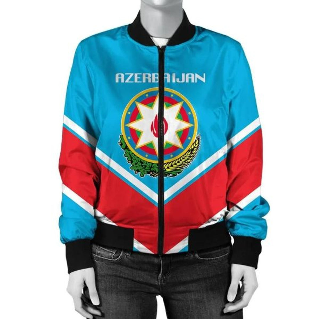 FUNSTUFFPRINT Australia Coat Of Arms Women Bomber Jacket Lucian Style 3D Bomber Jacket