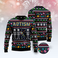 FUNSTUFFPRINT Autism It's A Different Ability Ugly Christmas Sweater, Christmas Sweater, Ugly Sweater, Funny Xmas Sweaters Ugly Sweater