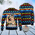 FUNSTUFFPRINT Autism Mom Ugly Christmas Sweater, Christmas Sweater, Ugly Sweater, Funny Xmas Sweaters Ugly Sweater