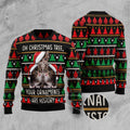 FUNSTUFFPRINT Awesome Cat Ugly Christmas Sweater, Christmas Cat Ugly Sweater, Ugly Cat Xmas Sweater Ugly Sweater