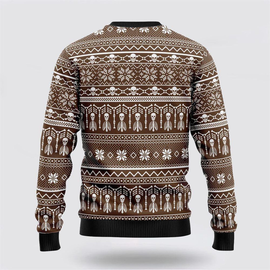 FUNSTUFFPRINT Awesome Sugar Skull Ugly Christmas Sweater – Christmas Gifts For Frends Ugly Sweater