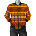 FUNSTUFFPRINT Aztec Eagle Pattern Print Women Casual 3D Bomber Jacket