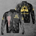 Personalized Name and Team Billiards Pool Team Club Bomber Jacket Size S - 5XL
