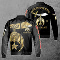 Custom Your Temple and Name Shriners Symbol, Noble Shriners 3D Bomber Jacket S-5XL