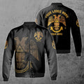 Custom Scottish Rite 32 Degree Emblem Masonic Unisex Bomber Jacket S-5XL