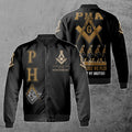 Customized Lodge Name, Name and Number PHA Bomber Jacket S-5XL