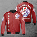 Customize Name Lodge Name Freemasonary York Rite Masonic Freemason Unisex Bomber Jacket S-5XL