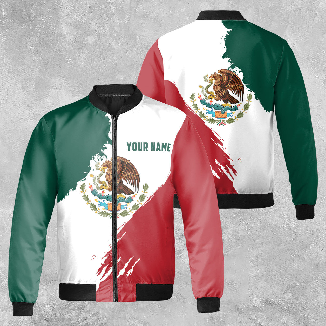 Custom 3D Mexican Shirt For Adults, Mexico Eagle Bomber Jacket S-5XL
