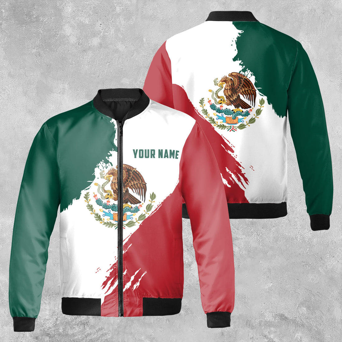 Custom 3D Mexican Shirt For Adults, Mexico Eagle Bomber Jacket S-5XL