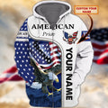 FUNSTUFFPRINT American Pride - Personalized Name 3D Hoodie02 - ATM2k HKM 3D Hoodie and Zip Hoodie