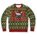 FUNSTUFFPRINT Bah Humpug Pug Ugly Christmas Sweater, Christmas Sweater, Ugly Sweater, Funny Xmas Sweaters Ugly Sweater