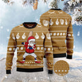 FUNSTUFFPRINT Baseball Ho Ho Homerun Ugly Christmas Sweater, Christmas Sweater, Ugly Sweater, Funny Xmas Sweaters Ugly Sweater