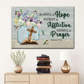 Be Joyful In Hope Patient In Affliction Romans 1212 Wall Art Canvas Print - Religious Wall Decor