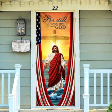 Be Still And Know That I Am God 2 Door Cover, Christian Door Decor, Door Christian Church, Christian Door Plaques
