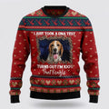 FUNSTUFFPRINT Beagle Christmas Dog Ugly Sweaters 3D - Gifts For Dog Lover Ugly Sweater