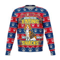 FUNSTUFFPRINT Beagle They Know When You Have Snacks Christmas Ugly Sweater, Christmas Sweater, Ugly Sweater, Funny Xmas Sweaters Ugly Sweater