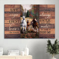 Beautiful Forest Running Horse Red House Canvas Life Is Too Short To Argue Canvas Wall Art - Christian Wall Decor