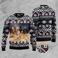 FUNSTUFFPRINT Beautiful Horses Ugly Christmas Sweater, Christmas Sweater, Ugly Sweater, Funny Xmas Sweaters Ugly Sweater