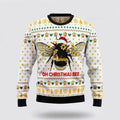 FUNSTUFFPRINT Bee Merry Christmas Ugly Christmas Sweater Gift – Sweater Gifts For Pet Lover Ugly Sweater