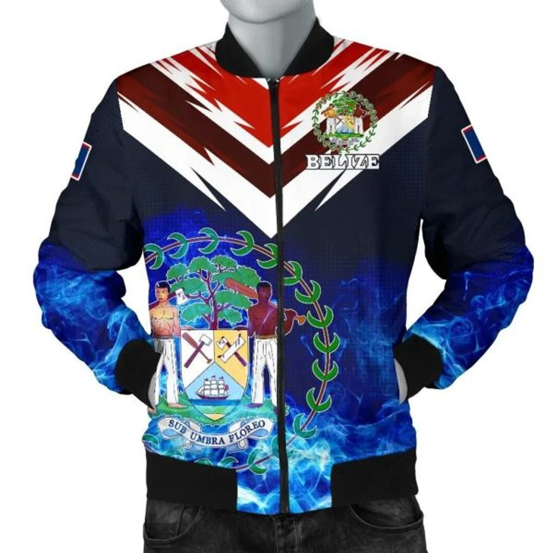 FUNSTUFFPRINT Belize Men's Bomber Jacket New Release 3D Bomber Jacket