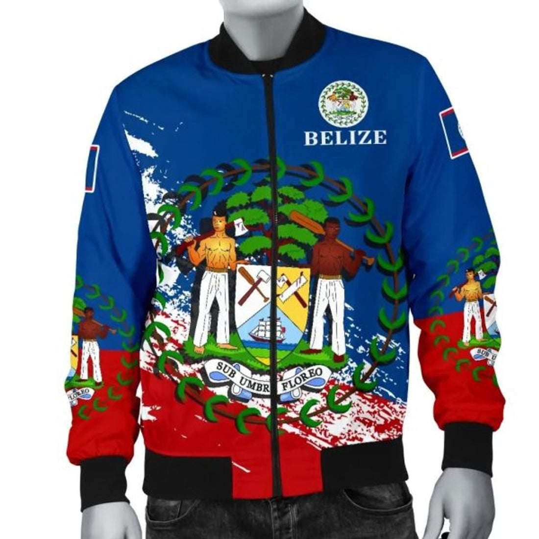 FUNSTUFFPRINT Belize Special Men's Bomber Jacket 3D Bomber Jacket