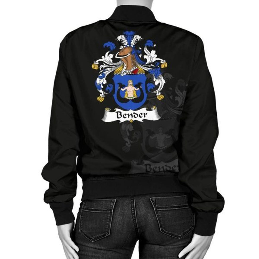 FUNSTUFFPRINT Bender Germany Men's Bomber Jacket - German Family Crest 3D Bomber Jacket