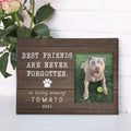 Best Friends Are Never Forgotten Personalized Pet Memorial Canvas Wall Art 1 - Pet Memorial Gifts