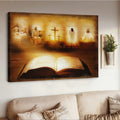 Bible Jesus Christ Light From Heaven Canvas Wall Art - Jesus Canvas Pictures - Christian Wall Posters