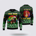FUNSTUFFPRINT Bigfoot Beer Christmas Ugly Sweater Perfect Time to Enjoy Beer - Gifts For Bigfoot Lovers Ugly Sweater