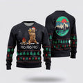 FUNSTUFFPRINT Bigfoot Beer Ho Ho Ho Ugly Christmas Sweater For Men, Best Gift For Christmas, Christmas Fashion Winter Ugly Sweater